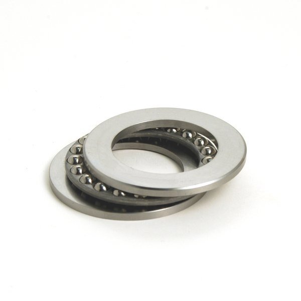 Thrust Ball Bearing, Inch, 3 Piece, Flat Raceways, 1.625-in. Bore Dia., 2.4375-in. OD, 0.5-in. Width, Tritan, Mfr#: EW 1 5/8M
